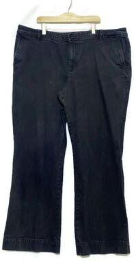 Chaps Black Denim Jeans Women's Size 20W